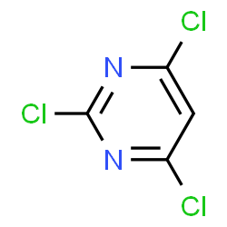 ChemSpider 2D Image | 2,4,6-Trichloropyrimidine | C4HCl3N2