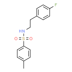 ChemSpider 2D Image | N-[2-(4-Fluorophenyl)ethyl]-4-methylbenzenesulfonamide | C15H16FNO2S