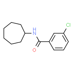 ChemSpider 2D Image | 3-Chloro-N-cycloheptylbenzamide | C14H18ClNO