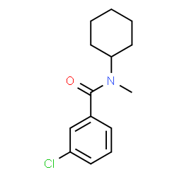 ChemSpider 2D Image | 3-Chloro-N-cyclohexyl-N-methylbenzamide | C14H18ClNO