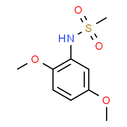 ChemSpider 2D Image | N-(2,5-Dimethoxyphenyl)methanesulfonamide | C9H13NO4S