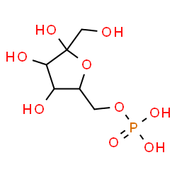 ChemSpider 2D Image | 6-O-Phosphonohex-2-ulofuranose | C6H13O9P