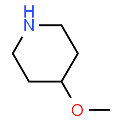 ChemSpider 2D Image | 4-Methoxypiperidine | C6H13NO