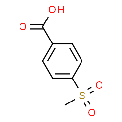 ChemSpider 2D Image | 4-Methylsulfonylbenzoic acid | C8H8O4S
