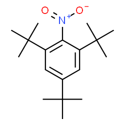 ChemSpider 2D Image | 2,4,6-tri-t-butylnitrobenzene | C18H29NO2