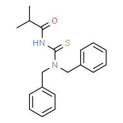 ChemSpider 2D Image | N-(Dibenzylcarbamothioyl)-2-methylpropanamide | C19H22N2OS