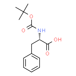 ChemSpider 2D Image | Boc-L-Phenylalanine | C14H19NO4
