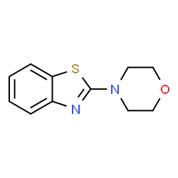ChemSpider 2D Image | 2-(4-morpholinyl)benzothiazole | C11H12N2OS