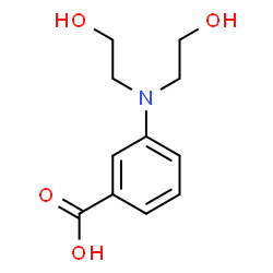 ChemSpider 2D Image | 3-[Bis(2-hydroxyethyl)amino]benzoic acid | C11H15NO4