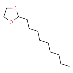 ChemSpider 2D Image | 2-Nonyl-1,3-dioxolane | C12H24O2