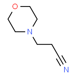 ChemSpider 2D Image | 3-morpholinopropionitrile | C7H12N2O