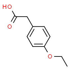 ChemSpider 2D Image | 4-ethoxyphenylacetic acid | C10H12O3