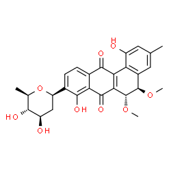 ChemSpider 2D Image | urdamycin N7 | C27H28O9