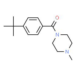 ChemSpider 2D Image | 1-(4-tert-butylbenzoyl)-4-methylpiperazine | C16H24N2O