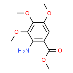 ChemSpider 2D Image | Methyl 3,4,5-trimethoxyanthranilate | C11H15NO5