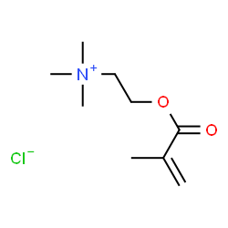 ChemSpider 2D Image | methacryloxyethyltrimethyl ammonium chloride | C9H18ClNO2