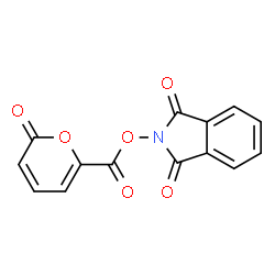 ChemSpider 2D Image | 2-{[(2-Oxo-2H-pyran-6-yl)carbonyl]oxy}-1H-isoindole-1,3(2H)-dione | C14H7NO6