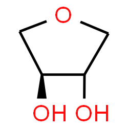 ChemSpider 2D Image | (3S)-Tetrahydro-3,4-furandiol | C4H8O3