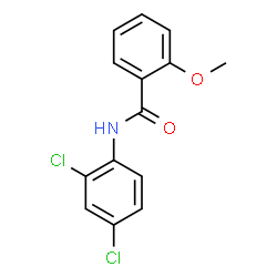 ChemSpider 2D Image | N-(2,4-Dichlorophenyl)-2-methoxybenzamide | C14H11Cl2NO2