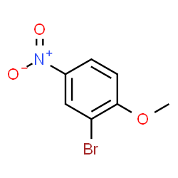 ChemSpider 2D Image | 2-Bromo-4-nitroanisole | C7H6BrNO3