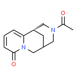 ChemSpider 2D Image | (1S)-11-Acetyl-7,11-diazatricyclo[7.3.1.0~2,7~]trideca-2,4-dien-6-one | C13H16N2O2
