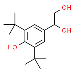 ChemSpider 2D Image | 1-[4-Hydroxy-3,5-bis(2-methyl-2-propanyl)phenyl]-1,2-ethanediol | C16H26O3
