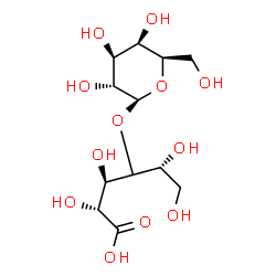ChemSpider 2D Image | (4xi)-4-O-beta-D-Galactopyranosyl-D-xylo-hexonic acid | C12H22O12