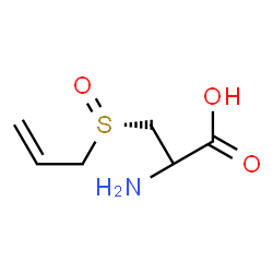 ChemSpider 2D Image | 3-[(S)-Allylsulfinyl]alanine | C6H11NO3S