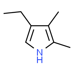 ChemSpider 2D Image | 2,3-dimethyl-4-ethylpyrrole | C8H13N