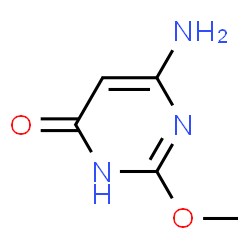 ChemSpider 2D Image | 6-Amino-2-methoxypyrimidin-4-ol | C5H7N3O2