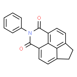 ChemSpider 2D Image | 6-Phenyl-1,2-dihydro-6-aza-cyclopenta[cd]phenalene-5,7-dione | C20H13NO2