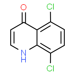 ChemSpider 2D Image | 5,8-dichloroquinolin-4-ol | C9H5Cl2NO