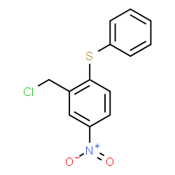 ChemSpider 2D Image | 2-(Chloromethyl)-4-nitrophenyl phenyl sulfide | C13H10ClNO2S