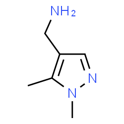 ChemSpider 2D Image | 1-(1,5-dimethylpyrazol-4-yl)methanamine | C6H11N3