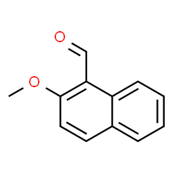 ChemSpider 2D Image | 2-Methoxy-1-naphthaldehyde | C12H10O2