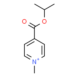ChemSpider 2D Image | 4-(Isopropoxycarbonyl)-1-methylpyridinium | C10H14NO2