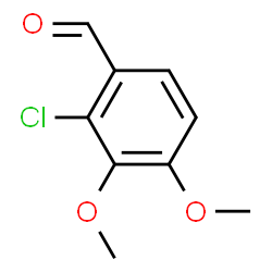 ChemSpider 2D Image | 2-chloroveratraldehyde | C9H9ClO3