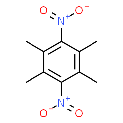 ChemSpider 2D Image | 1,2,4,5-Tetramethyl-3,6-dinitrobenzene | C10H12N2O4