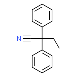 ChemSpider 2D Image | 2,2-Diphenylbutanenitrile | C16H15N