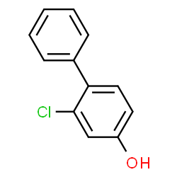 ChemSpider 2D Image | 2-Chloro-4-biphenylol | C12H9ClO