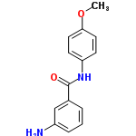 InChI=1/C14H14N2O2/c1-18-13-7-5-12(6-8-13)16-14(17)10-3-2-4-11(15)9-10/h2-9H,15H2,1H3,(H,16,17)