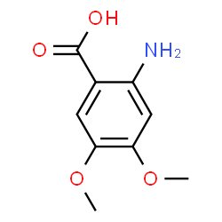 ChemSpider 2D Image | 6-Aminoveratric acid | C9H11NO4
