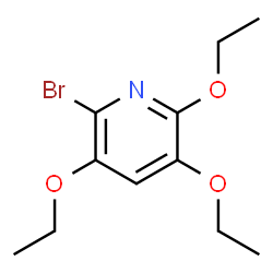 ChemSpider 2D Image | 2-Bromo-3,5,6-triethoxypyridine | C11H16BrNO3