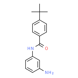 ChemSpider 2D Image | N-(3-aminophenyl)-4-tert-butylbenzamide | C17H20N2O