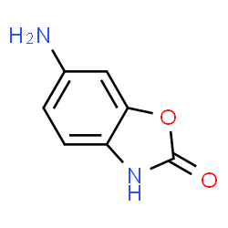 ChemSpider 2D Image | 6-amino-2-benzoxazolinone | C7H6N2O2
