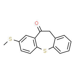 ChemSpider 2D Image | 8-(Methylsulfanyl)dibenzo[b,f]thiepin-10(11H)-one | C15H12OS2