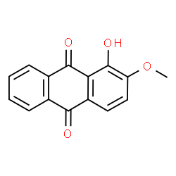 ChemSpider 2D Image | Alizarin 2-methyl ether | C15H10O4