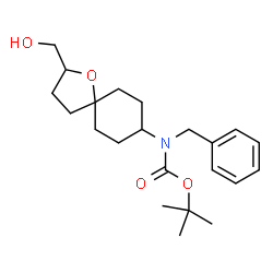 ChemSpider 2D Image | 2-Methyl-2-propanyl benzyl[2-(hydroxymethyl)-1-oxaspiro[4.5]dec-8-yl]carbamate | C22H33NO4