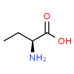 ChemSpider 2D Image | (S)-(+)-2-Aminobutyric Acid | C4H9NO2
