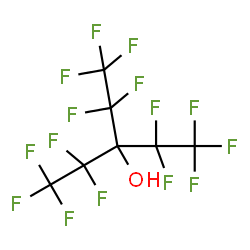 ChemSpider 2D Image | 1,1,1,2,2,4,4,5,5,5-Decafluoro-3-(pentafluoroethyl)-3-pentanol | C7HF15O
